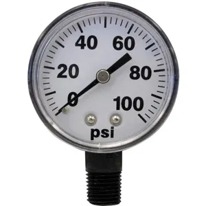 FIMCO 5167007 Pressure Gauge 0 To 100 Psi 2 Inch 1/4in | AC9RFL 3JEL9