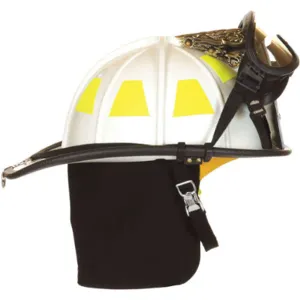 FIRE-DEX 1910G251 Fire Helmet Traditional White | AA6AUL 13P368