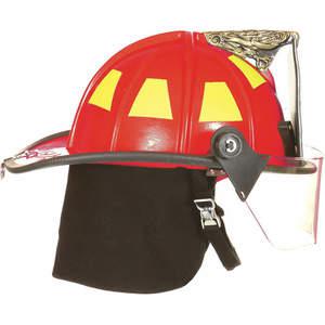 FIRE-DEX 1910H253 Fire Helmet Red Traditional | AE8AEX 6CCD9