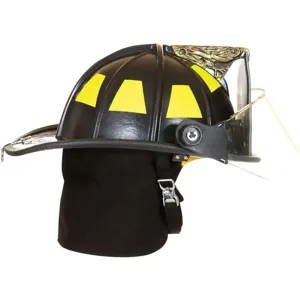 FIRE-DEX 1910H254 Fire Helmet Black Traditional | AE8AEY 6CCE0