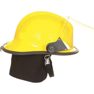 FIRE-DEX 911H712 Fire Helmet Yellow Modern | AE8AER 6CCD4