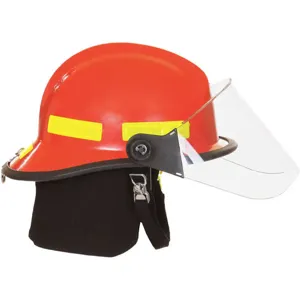 FIRE-DEX 911H731 Fire Helmet Modern White | AA6ATF 13P340