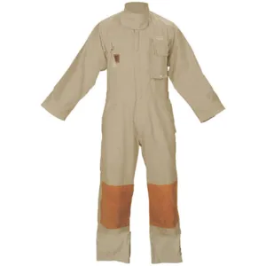 FIRE-DEX FS1C007L Turnout Coverall Tan L | AA4QYY 13A499