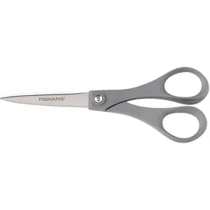 FISKARS 01-005037J Scissors 7 Inch Length Grey Ambidextrous | AH8ZWJ 39DT62