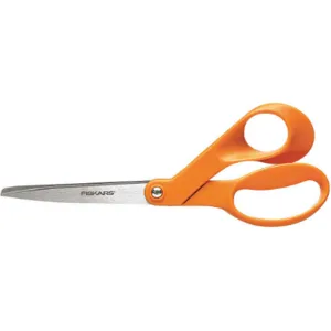 FISKARS 12-94518697WJ Scissors 8 Inch Length Orange Ambidextrous | AH8ZWT 39DT70