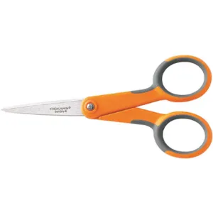 FISKARS 98887097J Scissors 5 Inch Length Orange/Grey Ambidextrous | AH8ZWU 39DT71