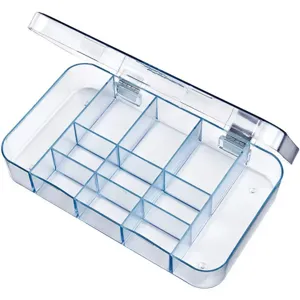 FLAMBEAU 5127CL Compartment Box Clear | AG9FEH 19YZ96