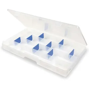 FLAMBEAU 6004R Adjustable Compartment Box Translucent | AB2TQU 1NTH7