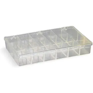 FLAMBEAU 6666KC Compartment Box 18 Compartments Clear | AC3TRU 2W781