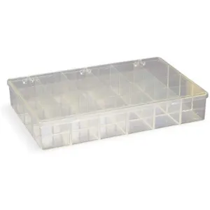 FLAMBEAU 6680KC Compartment Box 24 Compartments Clear | AC3TPD 2W467