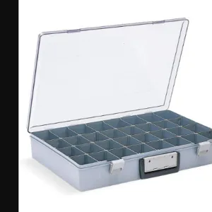 FLAMBEAU 6745AZ Compartment Box 8-32 Compartments Gray | AC9VLX 3KN85