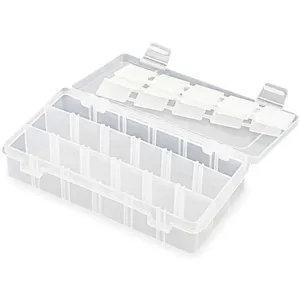 FLAMBEAU T2003 Adjustable Compartment Box Translucent | AE4UDN 5MU37