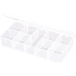 FLAMBEAU T210 Compartment Box 9 Compartment Translucent | AC4HYM 30C409