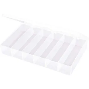 FLAMBEAU T606 Compartment Box 6 Compartment Translucent | AC4HYU 30C415