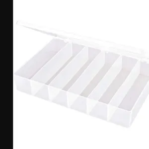 FLAMBEAU T806 Compartment Box 6 Compartment Translucent | AC4HYZ 30C421