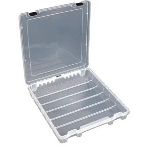 FLAMBEAU T9100 Compartment Box 1 Compartment Translucent | AC4HZN 30C448