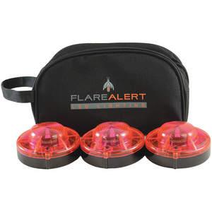 FLAREALERT B3RB2 Led Road Flare Kit 0.5 Watt Red | AB8UXB 29DX79