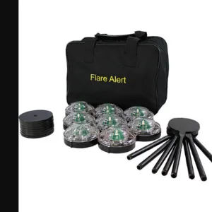 FLAREALERT B82BP2FULL Led Road Flare Kit 1 Watt White | AB8UYC 29DY04