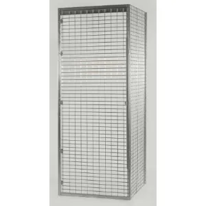 FOLDING GUARD AD144 GALV Add-on Bulk Storage Locker 1 Tier Steel | AF3UPN 8DDY1