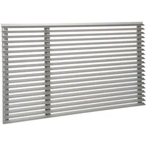 FRIEDRICH UXAA Architectural Grille, Aluminium, 15-9/16 Inch Height | AG6RVB 46E371