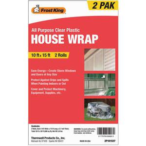 FROST KING 2P101527 House Wrap Clear 15 Feet | AD4TFZ 43Y852