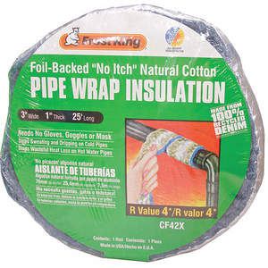 FROST KING CF42X Pipe Wrap 1 Inch T 3 Inch Width x 25 Feet | AG6UDT 48H492