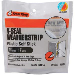 FROST KING M13WH Weatherstrip 17 Feet White | AD4TFB 43Y829