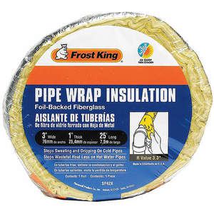 FROST KING SP42X/16 Pipe Wrap 1 Inch T 3 Inch Width x 25 Feet | AG6UDP 48H489