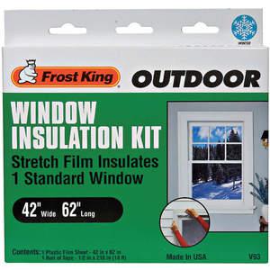 FROST KING V93 Window Kit Outdoor 42 x 62 In | AD4TFT 43Y845