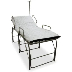 FSI F-EM-560A-HBSR Medical Field Cot With Iv Pole Blue | AD8QQT 4LUT1