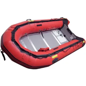 FSI F-YRR430D Transom Style Rescue Boat Red 14 Feet | AC7ERD 38F341