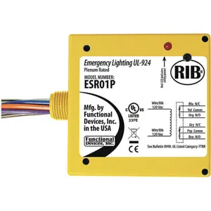 FUNCTIONAL DEVICES INC / RIB ESR01P Enclosed Relay Dpdt 20a @ 300vac | AF7JDZ 21GP53