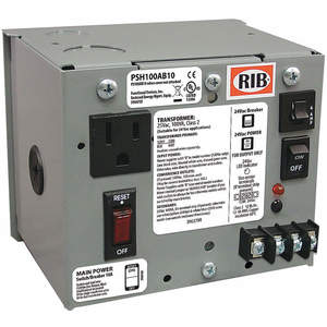 FUNCTIONAL DEVICES INC / RIB PSH100AB10 Transformer Ac Control In 120 Out 24 | AF7YQZ 23NT08