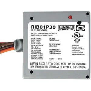 FUNCTIONAL DEVICES INC / RIB RIB01P30 Enclosed Power Relay Dpst 20a @ 300vac | AF7JDP 21GP39