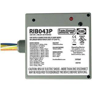 FUNCTIONAL DEVICES INC / RIB RIB043P Enclosed Power Relay 3pst 20a @ 300vac | AF7JDL 21GP36