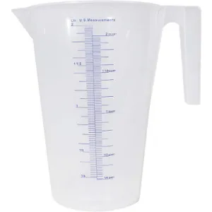 FUNNEL KING 94140 Measuring Container Fixed Spout 2 Quart | AD6ZQR 4CUP7