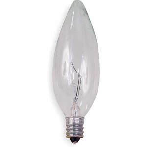 GE LIGHTING 25BC Incandescent Light Bulb B10 25w | AA9NCG 1E339 / 15787