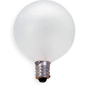 GE LIGHTING 25GC/W Incandescent Light Bulb G16 1/2 25w | AF2LPK 6V666 / 39679