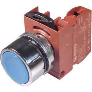 GENERAL ELECTRIC P9CPNLGN10N0 Non-illuminated Push Button 22mm 1no Blue | AG6VLB 49A510