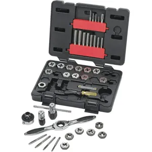 GEARWRENCH 3885 Tap/die Set Carbon 40 Piece #4 To 1/2 In | AC9VGT 3KLR5