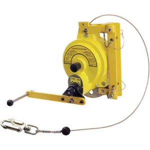 GEMTOR RS3-100S Retrieval Winch 100 Feet 310 Lb Yellow | AF6KPJ 19TJ82