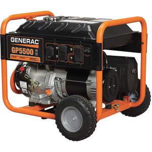 GENERAC 5939 Tragbarer Generator mit einer Nennleistung von 5500 Watt und 389 cm³ | AE8TBN 6FDK7