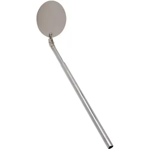 GENERAL TOOLS & INSTRUMENTS LLC 5563 Metal Inspection Mirror 3 3/4 Inch Rnd | AC9WEW 3KXY7