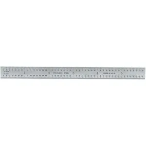 GENERAL TOOLS & INSTRUMENTS LLC 616 Ruler Stainless Steel 6 Inch Length | AH9AEY 39EP64