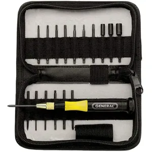 GENERAL TOOLS & INSTRUMENTS LLC 63518 Precision Driver Set 18pcs | AC9YFJ 3LKA2