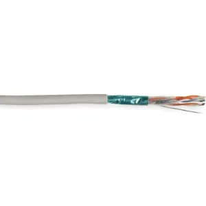 GENERAL CABLE W2133774E Cable Riser Shielded Cat 5e 24awg White | AB2MEG 1MUH6