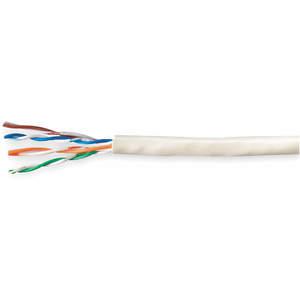 GENERAL CABLE W7133765 Cable Riser Cat 6 23awg White | AB2MER 1MUN1