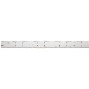 GENERAL TOOLS & INSTRUMENTS LLC CF1264 Rigid Steel Rule 12 Inch 4r Graduation | AD2XHT 3VZK3