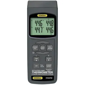 GENERAL TOOLS & INSTRUMENTS LLC DT4947SD Thermocouple Thermometer Type K 4 Inputs | AG7GGJ 6XAK0