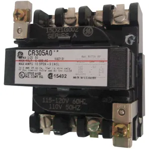 GENERAL ELECTRIC CR305A002 Contactor Nema 115-120vac 3p 10a | AE7UYV 6ANC8